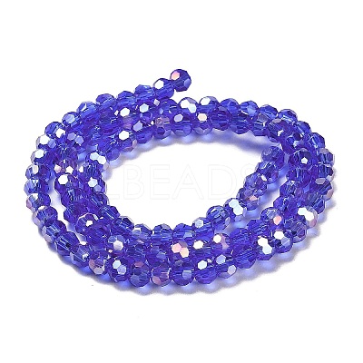 Transparent Glass Beads EGLA-A035-T4mm-B21-1