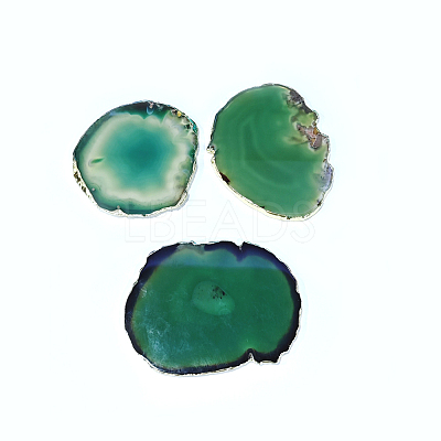 Natural Agate Coaster AJEW-NH0001-04G-03-1