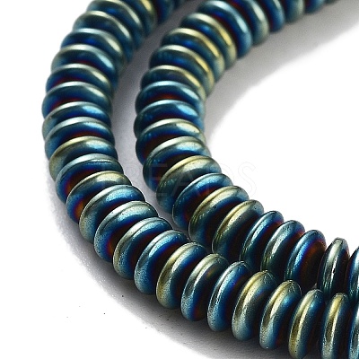 Electroplated Synthetic Non-magnetic Hematite Beads Strands G-P545-A01-01C-1