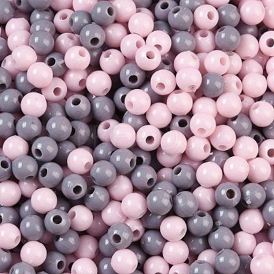 Opaque Acrylic Beads X1-OACR-H118-07B-09-1