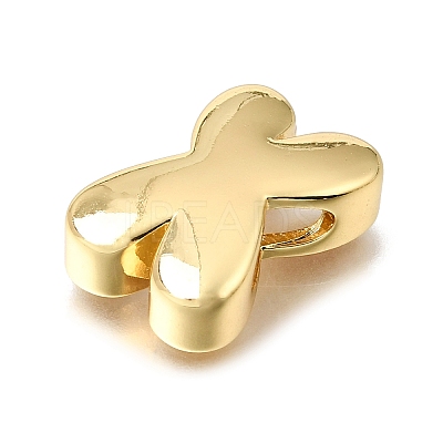Brass Slide Charms KK-E802-33G-X-1