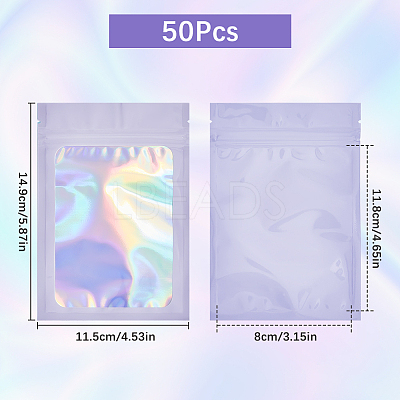 Laser PE Resealable Packaging Bags ABAG-SP0001-03B-1
