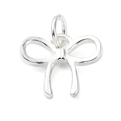 925 Sterling Silver Bowknot Charms STER-M119-05C-S-1
