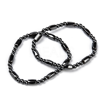 Magnetic Hematite Bracelets BJEW-Q005-1