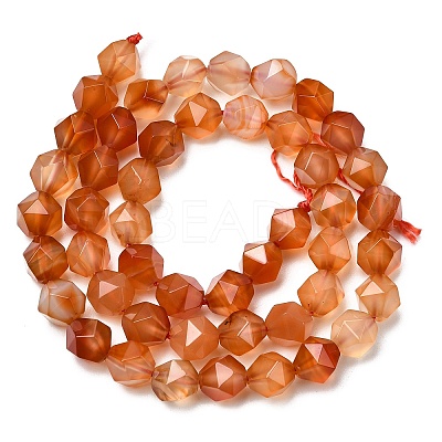 Natural Red Agate Beads Strands G-Z119-A02-02-1