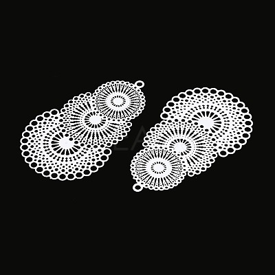 Spray Painted 430 Stainless Steel Pendants STAS-N121-01A-1