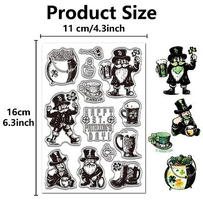 Plastic Stamps DIY-WH20018-0349-1