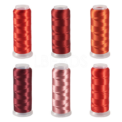 6Rolls 6 Colors Velour Yarn AJEW-TA0002-70A-1