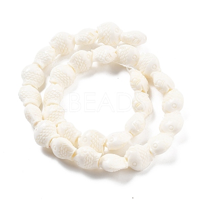 Synthetic Coral Carved Beads Strands CORA-C003-13B-03-1