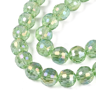 Transparent Glass Beads Strands GLAA-Q107-02A-09-1