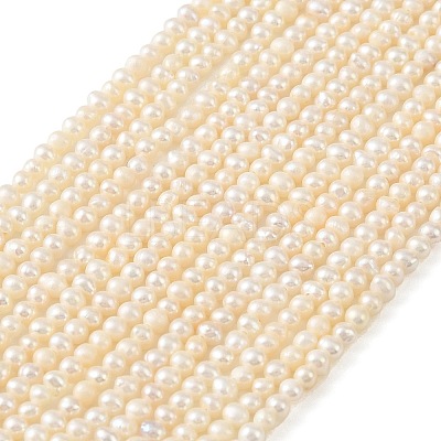 Natural Cultured Freshwater Pearl Beads Strands PEAR-L034-14A-1