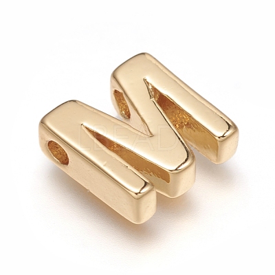 Brass Charms ZIRC-I037-01M-G-1