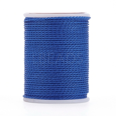 Round Waxed Polyester Cord YC-G006-01-1.0mm-08-1