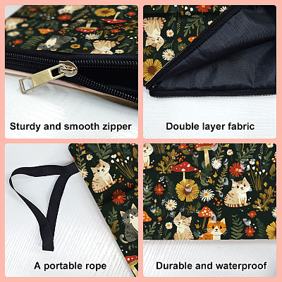 Polyester Book Cover AJEW-WH0572-004-1