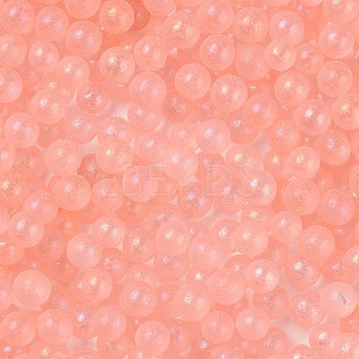 Luminous Transparent Glass Seed Round Beads GLAA-F124-D01-A-1