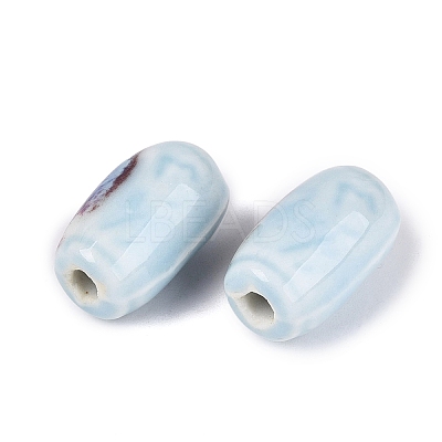 Vintage Handmade Porcelain Beads PORC-N013-12-10-1
