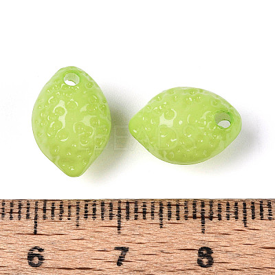 Opaque Acrylic Beads SACR-T017-56C-1