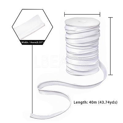 Polyester & Cotton Fabic Band FIND-WH0036-01-1