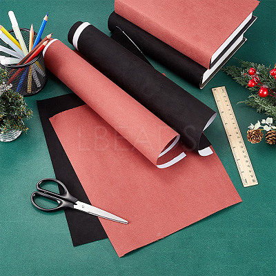 2 Sheets 2 Colors Faux Suede Book Covers DIY-CP0011-10B-1