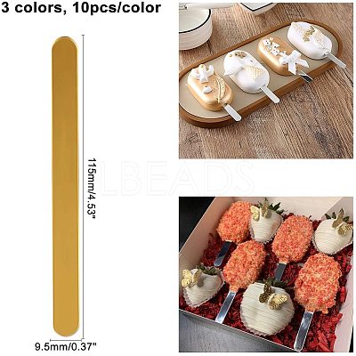 Reusable Acrylic Cakesicle Sticks DIY-PH0027-95-1