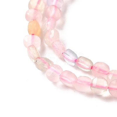 Natural Morganite Beads Strands G-C179-A4mm-10-1