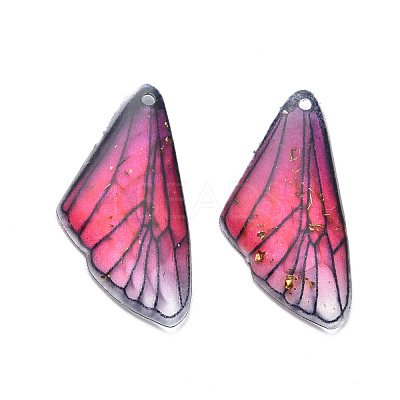 Transparent Resin Pendants RESI-Q216-001-1