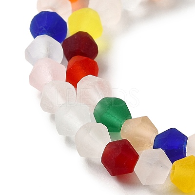 Imitate Austrian Crystal Frosted Glass Beads Strands LS-EGLA-A039-T3mm-MD29-1