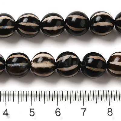 Tibetan Style dZi Beads Strands TDZI-NH0001-A01-02-1