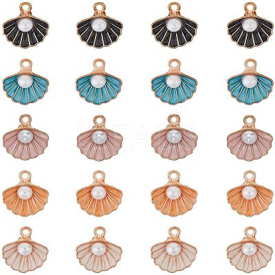 Zinc Alloy Enamel Pendants ENAM-NB0001-13-1
