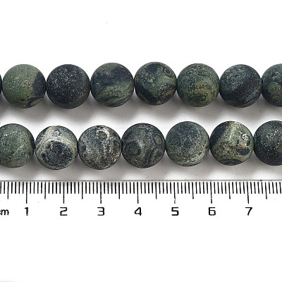 Natural Kambaba Jasper Beads Strands G-F520-53-12mm-1
