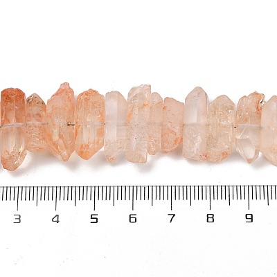 Natural Crackle Quartz Beads Strands G-R012-B06-02-1