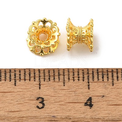 Brass Bead Caps KK-C072-04C-G-1