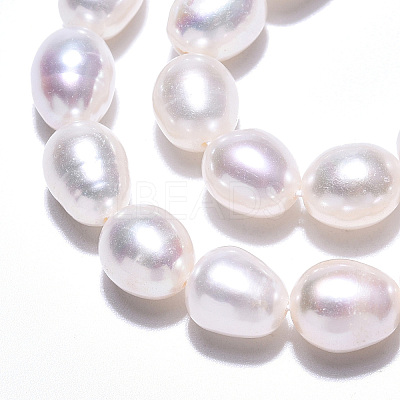 Natural Cultured Freshwater Pearl Beads Strands PEAR-N012-07K-1