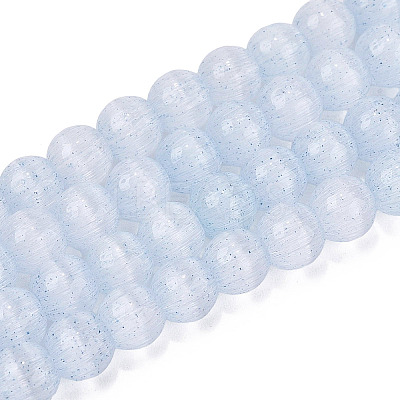 Glass Imitation Cat Eye Beads Strands GLAA-N074-03A-01-1