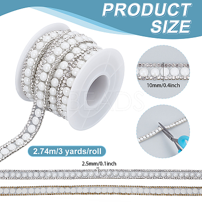 Ceramic & Glitter Resin Hotfix Rhinestone(Hot Melt Adhesive On The Back) DIY-WH0308-621B-1