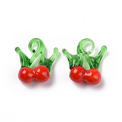 Handmade Lampwork Pendants LAMP-S188-10-1