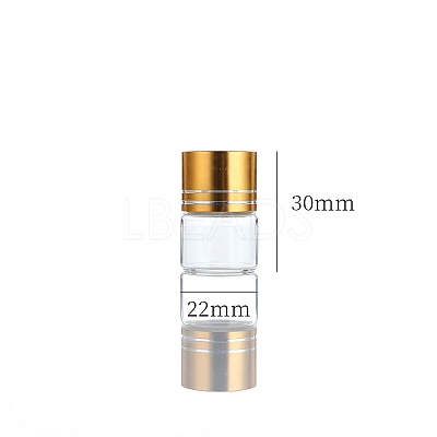 Clear Glass Bottles Bead Containers CON-WH0085-77A-02-1