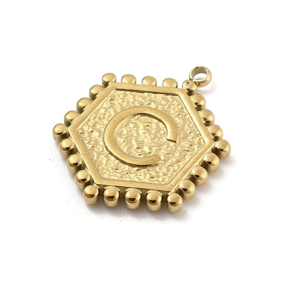 201 Stainless Steel Pendants STAS-R227-01D-G-1