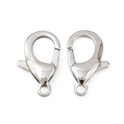 Tarnish Resistant 304 Stainless Steel Lobster Claw Clasps LS-STAS-AB25-1