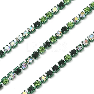 Iron Rhinestone Cup Chains RB-CBA10DB-01A-1