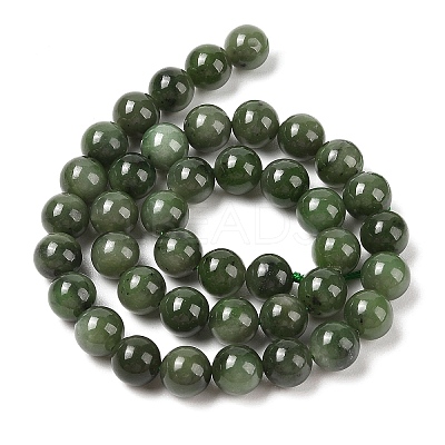 Natural Canada Jade Beads Strands G-NH0001-G01-01-1