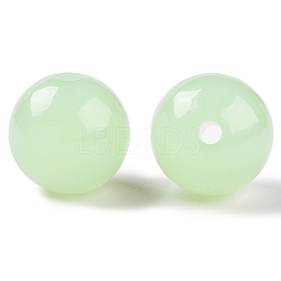 Opaque Acrylic Beads OACR-H038-09-03-1