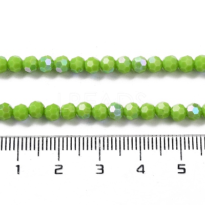 Opaque Glass Beads Strands EGLA-A035-P4mm-L15-1