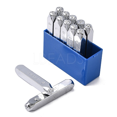Iron Metal Stamps AJEW-L060-10-1