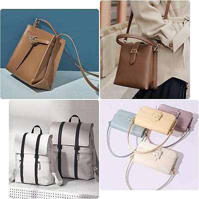 2 Rolls 2 Colors PU Leather Cord DIY-CA0001-88-1