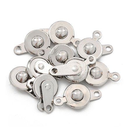 SHEGRACE Brass Snap Clasps XGR0120P-167P-1