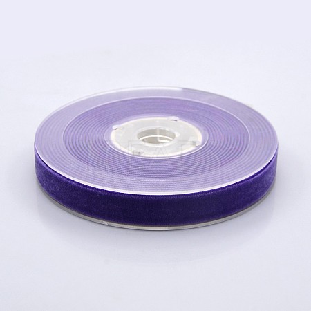 Polyester Velvet Ribbon for Gift Packing and Festival Decoration SRIB-M001-13mm-465-1