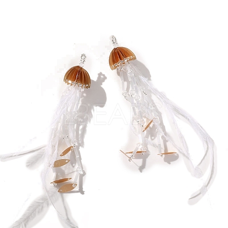 Jellyfish Fabric Pendants PW-WG0437D-02-1