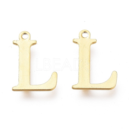 PVD Vacuum Plating  304 Stainless Steel Charms STAS-H112-L-G-1