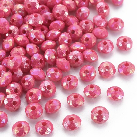 Opaque Acrylic Beads MACR-Q239-018C-09-1